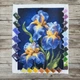 Набор для вышивки бисером картины ARHIBIS Синие ирисы, 40*53 см (ЗПК-061) - изображение 2