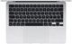 Ноутбук Apple MacBook Air 13.6" M4 24/512GB 2025 (MC654RU/A) (QWERTY+кирилиця) Silver (SG7KMRWX6QN) - Уцінка - зображення 2