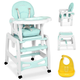 Krzesełko do karmienia Ricokids Sinco 5 w 1 Turkusowe (5908220470151) - obraz 5