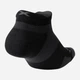 Шкарпетки чоловічі короткі 2XU Vectr LightCushion NoShow Sock UA5042e_BLK/TTM L Чорні (9336340665281) - зображення 2