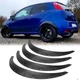 Накладки на арки Фендера Fiat Punto ABS пластик универсальные черный - изображение 2