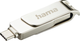 Флеш пам'ять USB Hama C-Rotate Pro 64GB USB 3.0 Silver (4047443474070) - зображення 2