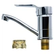 Смеситель для кухни кухонный прямой гусак на гайке MJ Ø40 150мм AQUATICA MJ-1B135C (9744100) (OPT-6911) - изображение 3