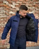 Утеплена Куртка Military R+ ДСНС з липучками під шеврони темно-синя розмір 3XL - зображення 2