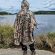 Дождевик пончо (плащ-палатка) мультикам укрепленный камуфляж Универсальный - изображение 5