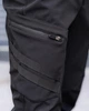 Штани-Карго Pobedov Static Soft Shell на мікрофлісі чорні розмір XL - зображення 4