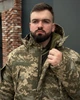 Бушлат B&L ріп-стоп на синтепоні з липучками під шеврони піксель розмір 4XL - изображение 6