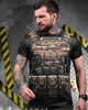 Футболка Oblivion Tactical з принтом Armor чорна розмір M - изображение 1
