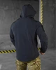 Чоловіча Куртка Ministry of Emergency Situations Softshell з капюшоном синя розмір S - зображення 2