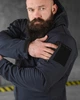 Чоловіча Куртка Ministry of Emergency Situations Softshell з капюшоном синя розмір S - зображення 4