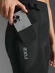 Спортивные леггинсы для фитнеса высокие женские 2XU Aero Mesh Hi-Rise Comp Tights WA7378b_BLK/SRF S Черные (9359420068901) - изображение 7