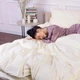 Простынь MirSon детская 110x160 см 30-0002 Soft Yellow Satin Stripe (2200007089147) - изображение 6