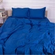 Простынь MirSon детская 110x160 см 30-0019 Blue Satin Stripe (2200007089130) - изображение 5