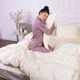 Простынь MirSon детская 110x160 см 30-0002 Soft Yellow Satin Stripe (2200007089147) - изображение 7