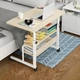 Стол компьютерный на колесиках с регулировкой высоты Laptop Table 80 х 40 х 69-90 см (M50259M-BG) - изображение 2