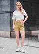 Шорты Женские Стаф Оливковые Джинсовые Обычные Staff Li Olive L (341063) - изображение 1