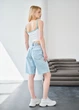 Шорты Женские Стафф Светло-синие Джинсовые Базовые Staff 17 Light Blue 36 (342287) - изображение 2