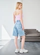 Женские Джинсовые Шорты Стаф Синие Однотонные Базовые Staff 17 Light Blue2 36 (342294) - изображение 2