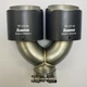 Насадка наконечник глушника Akrapovic 66-101 Y ZB carbon d65мм L240мм зовн 220*101мм на вихлопну трубу SV0371 - зображення 3