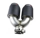 Насадка наконечник глушника Akrapovic 63-101 Y ZB carbon d63мм L240мм зовн 220*101мм на вихлопну трубу SV0649 - зображення 3