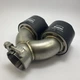Насадка наконечник глушника Akrapovic 66-101 Y ZB carbon d65мм L240мм зовн 220*101мм на вихлопну трубу SV0371 - зображення 4