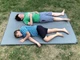 Коврик самонадувающийся Easy Camp Self-inflating Siesta Mat Double 5 cm Grey (300058) - изображение 2