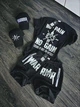 Комплект футболка плюс шорти BRAVE NO PAIN NO GAIN,чорні XL - зображення 1
