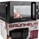 Мощная микроволновая печь Grunhelm 20MX708-B Черного цвета 20 литров 6 уровней мощности - изображение 8