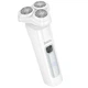 Портативна акумуляторна бритва з потрійним лезом Hoco HP32 LED-індикатор, 600 мАг, 3200 об/хв для сухого та вологого гоління White - зображення 1