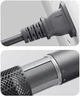Фен для волос Leafless hair dryer 5в1 1600 Вт 1,5m с 5 насадками и функцией быстрой сушки для укладки Розовый - изображение 13