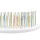 Массажная мини щетка для распутывания волос Shanti Mapepe Detangling Brush Mini, белая - изображение 4