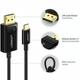 Кабель Ugreen USB-C to DisplayPort Cable 1.5m Black (50994) - изображение 2