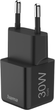 Ładowarka Hama SuperMini GaN PD/QC USB-C 30W Black (4047443522498) - obraz 3