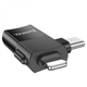 Переходник Hoco UA17 iP male/Type-C male to USB female two-in-one Чорний - изображение 2