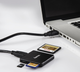Кардрідер Hama USB 3.0 SD / microSD / CF Black (4047443303202) - зображення 5