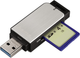 Кардрідер Hama USB 3.0 SD / microSD / MMC Silver (4047443200068) - зображення 2