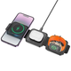 Бездротова зарядка Qi 3в1 HOCO CQ4 Flash folding QI 15W Max для iPhone + iWatch + Airpods чорний - зображення 2