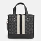 Сумка кросс-боди через плечо женская маленькая Coach Dempsey Tote 22 BG-COA-28 Коричневая 195031481727) - изображение 3