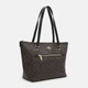 Сумка шоппер женская из натуральной кожи Coach Gallery Tote BG-COA-41 Коричневая (193971357454) - изображение 4