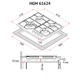 Варильна поверхня газова Perfelli HGM 61624 WH - изображение 10