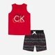 Детский летний комплект (майка+шорты) для мальчика Calvin Klein 884653449 104 см Разноцветный (1159826003) - изображение 1