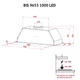 Витяжка повнобудована PERFELLI BIS 9653 I 1000 LED - изображение 12