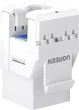 Коннектор Ugreen NW186 Cat-6 UTP Unshielded Module 180° 1 шт White (30844) - изображение 1