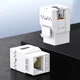 Коннектор Ugreen NW186 Cat-6 UTP Unshielded Module 180° 1 шт White (30844) - изображение 5