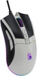 Мишка дротова ігрова A4Tech Bloody W90 Max 10000dpi RGB з 10 кнопками та сенсором MAX BC3332-A Panda White - зображення 2