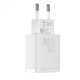 Мережевий зарядний пристрій Baseus Compact Quick Charger PD+QC3.0 20W (1USB 3A) білий (CCXJ-B02) - зображення 4