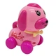 Игрушка заводная Собака 665 Розовый - изображение 1