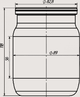 Упаковка банок для консервування PGP Glassworks СКО 0.5 л х 15 шт (І-82-500) - зображення 3