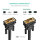 Кабель UGREEN VG101 VGA Male to Male Cable 3m (Black) (11631) - изображение 2