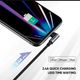 Кабель UGREEN US299 USB-A to Lightning Braided cable with Aluminum Shell M/M Black 1m (60521) - зображення 2